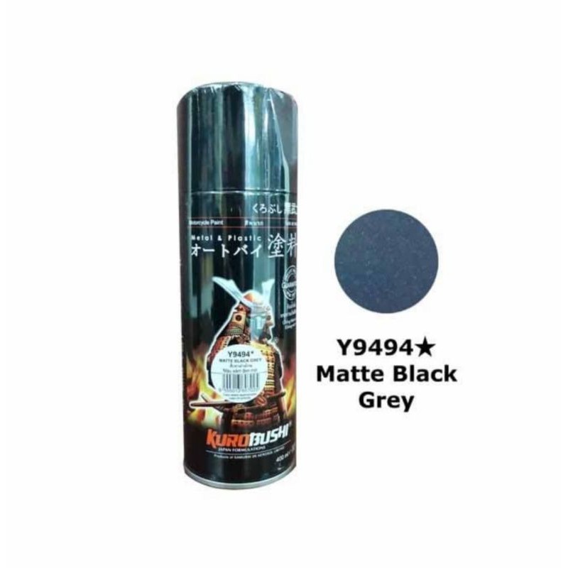 samurai paint Y9494 Matte black grey