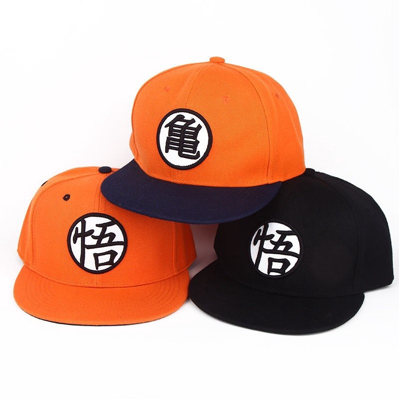 mg Topi Baseball Adjustable Motif Anime Dragon Ball Z Son Goku Roshi Bahan Kanvas