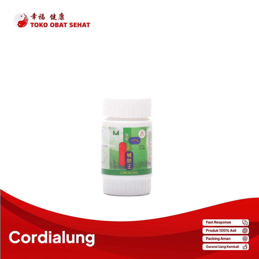 CORDIALUNG - Obat infeksi paru - paru - bronkitis - sesak nafas manjur