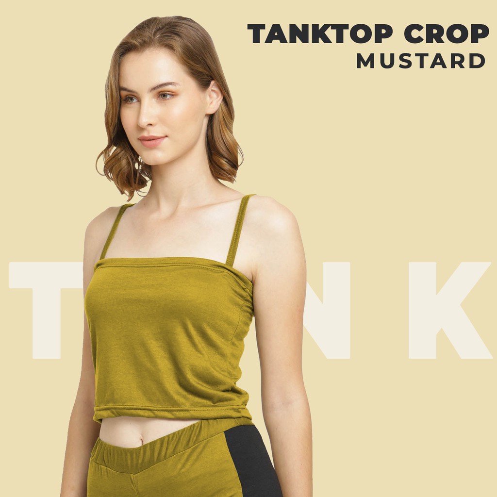 Tanktop NH08 / Tanktop Tali Polos NH08/tanktop crop wanita - YELONIX