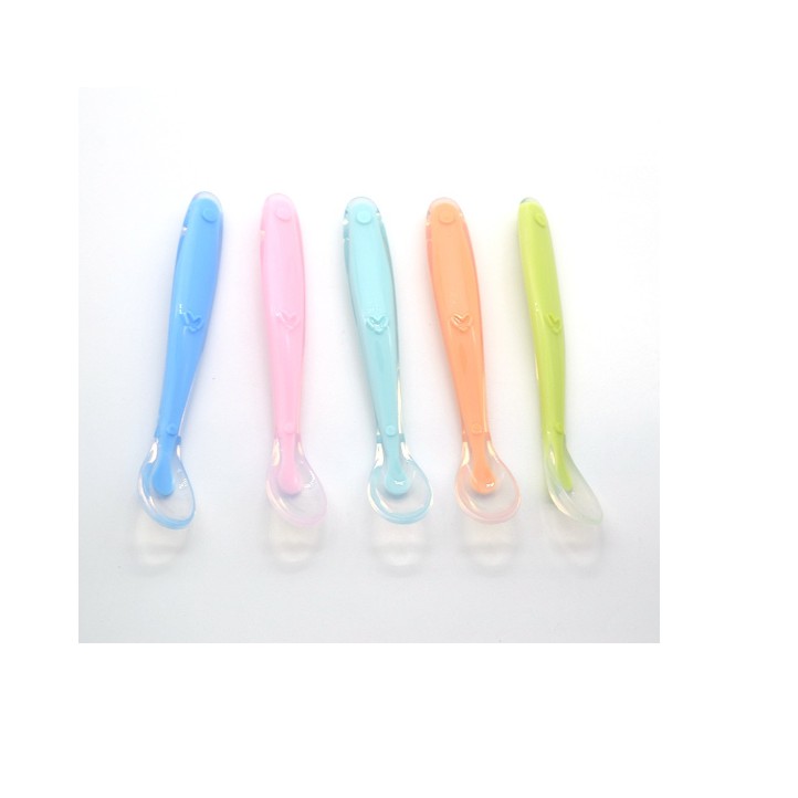 BSS Sendok Silicone Makan Bayi Anak Silikon BPA FREE