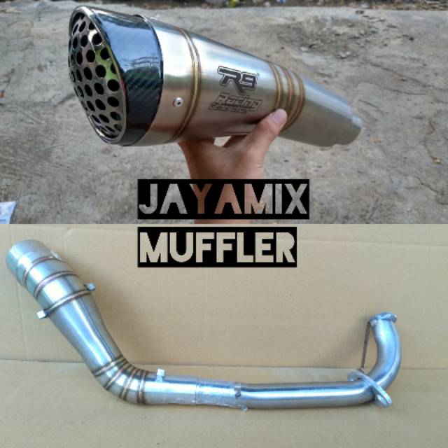 knalpot R9 H2 fullsystem Nmax Aerox