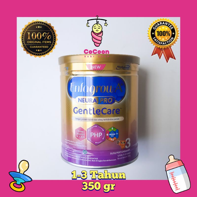 Susu Formula Anak Enfagrow Gentle Care A+ 3 1-3 Tahun 350 g 350gr