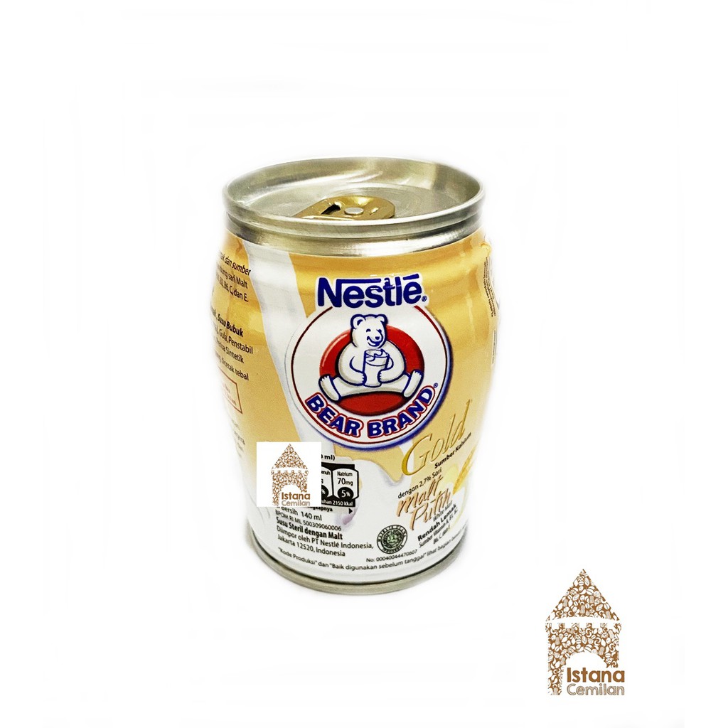 Nestle Bear Brand GOLD Malt Putih / White Tea 140 ml