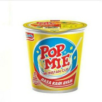 POP MIE RASA KARI AYAM UKURAN 75GR. ORIGINAL.HARGA GROSIR. TERMURAH