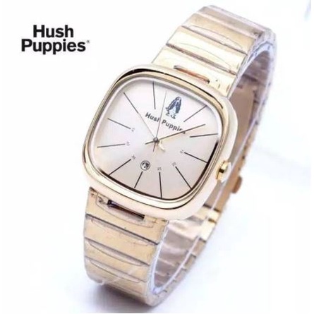 ( Dikirim Dari Jakarta ) Bisa COD Jam Tangan Wanita Hush puppies Kotak Tanggal Aktif HP410