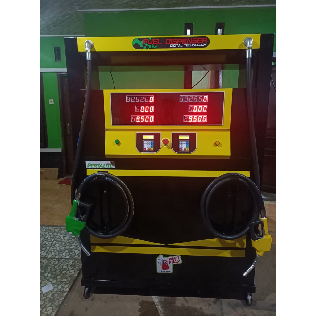 Pom Mini Digital 2 Nozzle Murah Bergaransi | Pertamini 2 Selang Nozzle Garansi