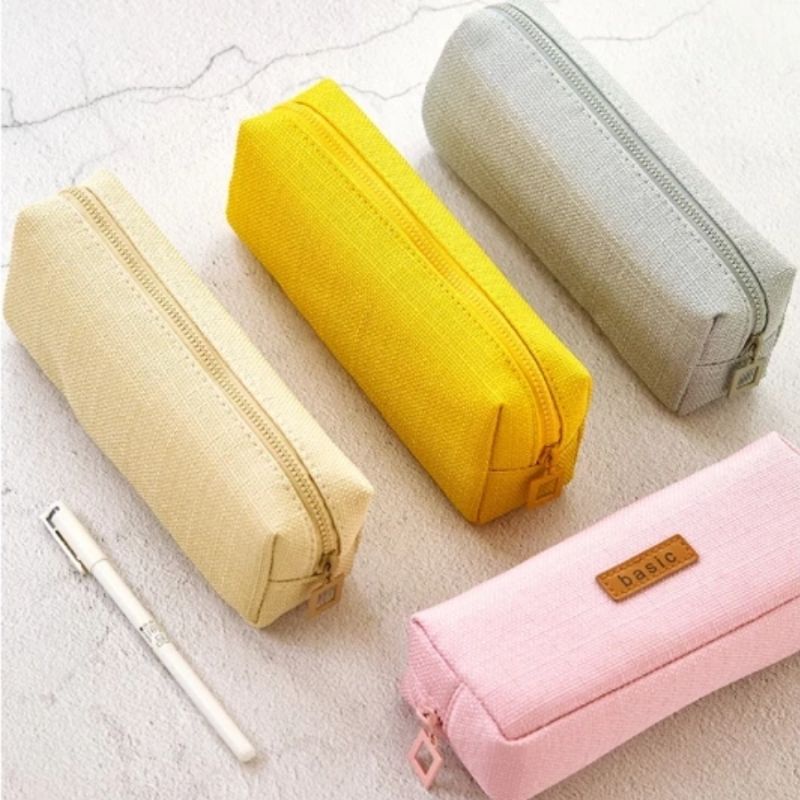 

Pencil Case Kotak Pensil Tempat Pensil Kotak Alat Tulis Tempat Alat Tulis Kanvas Canvas Basic