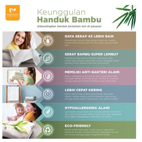 TERRY PALMER  BAMBOO GELSI HANDUK TRAVEL MANDI DEWASA