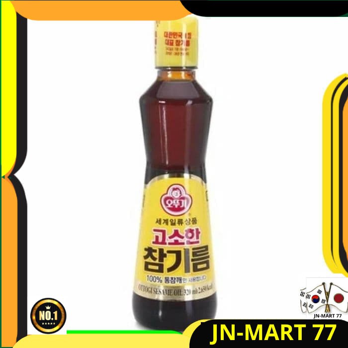 

MAKANAN KOREA/KOREAN FOOD/BUMBU KOREA OTTOGI SESAME OIL 320 ML-MINYAK WIJEN ASLI IMPORT KOREA
