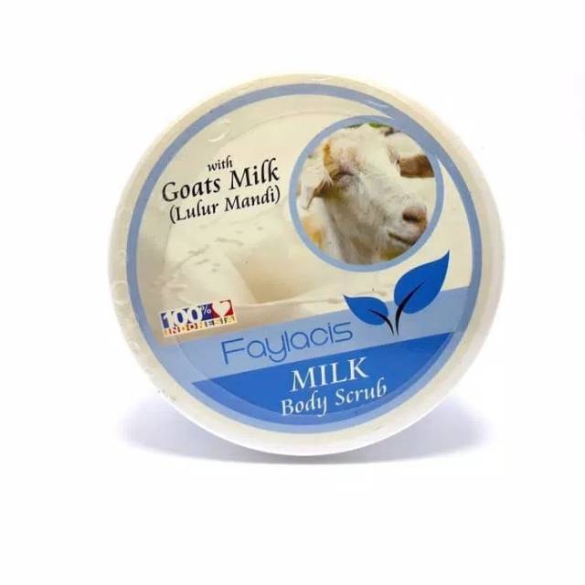 FAYLACIS BODY SCRUB GOATS MILK 200gr BPOM