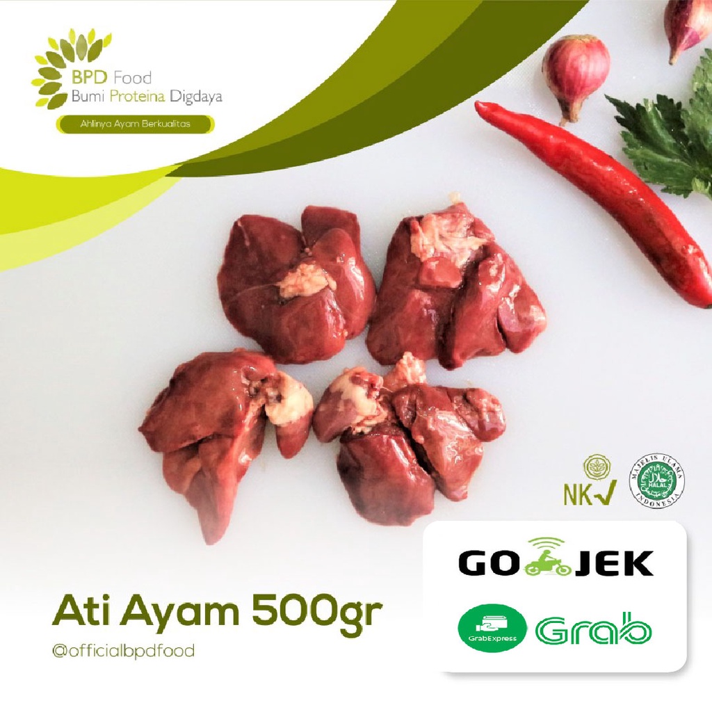 

ATI AYAM/ HATI AYAM 500 GRAM HALAL PREMIUM