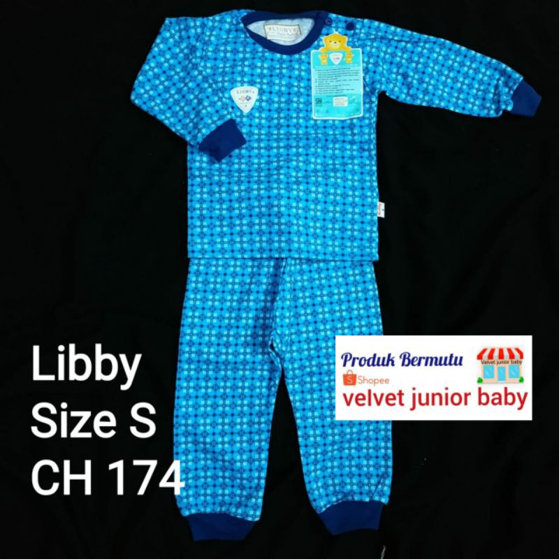 Libby Size S/M/L (1 Setel) Setelan Oblong Panjang Kancing Pundak