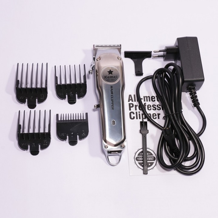 KEMEI KM-1997 - Rechargeable Professional Metal Electric Hair Clipper