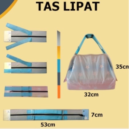 Tas Jinjing / Tas Lipat / Tas Parasut / Tas Multifungsi Serbaguna -Souvenir