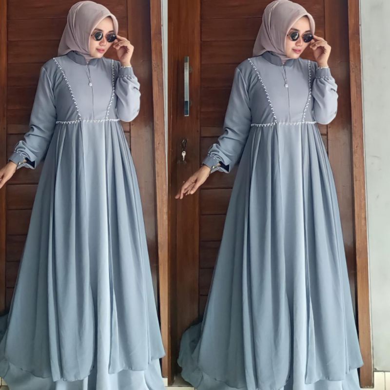 NABILA DRESS / GAMIS TERBARU / GAMIS PESTA