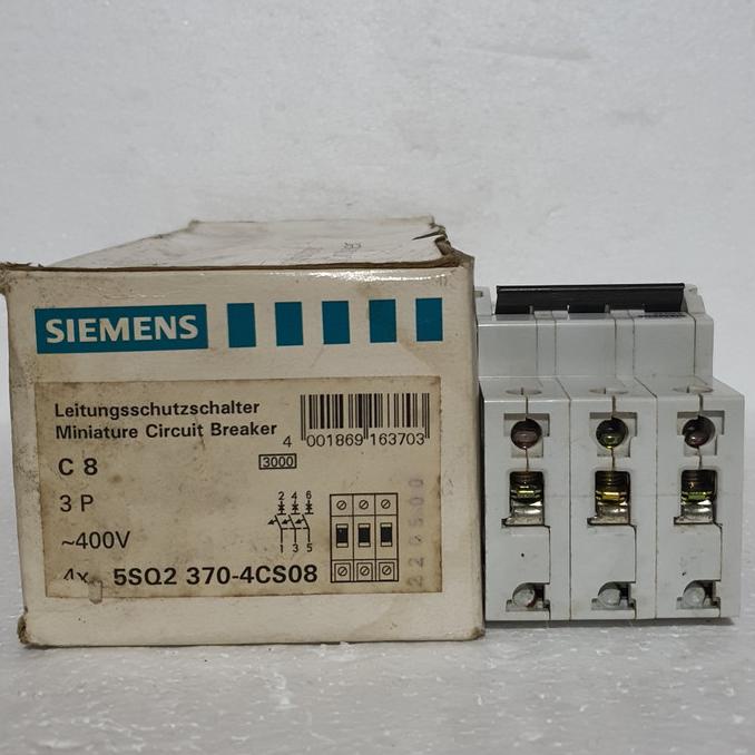 Mcb Siemens 3P 8A 5Sq23 3Ka / Mcb Siemens 3 Phase 8 Ampere 5 Sq 23