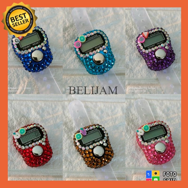 TASBIH DIGITAL CANTIK / TASBIH DIGITAL SWAROVSKI MURAH tasbeh - tasbih digital - tasbih digital swar