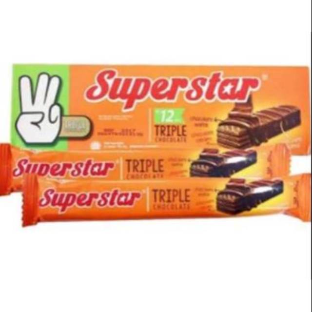 

Wafer superstar isi 12pcs