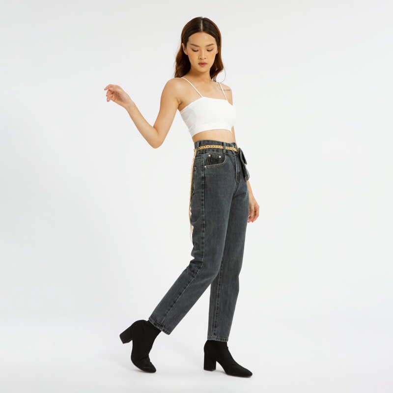 VIERLIN - Jeans 670 - HIGHWAIST JEANS BOYFRIEND