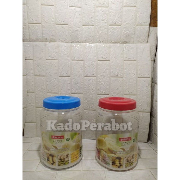 Toples Jumbo Kedap Udara - Toples Asinan Lionstar - Toples Kopi - Hugo Round Jar 8 liter