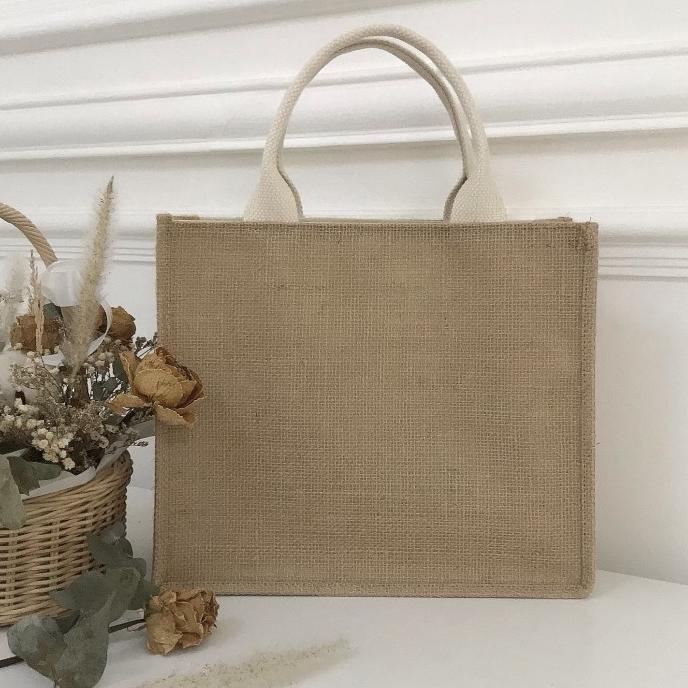 

siap kirim] tas karung goni tote bag goni