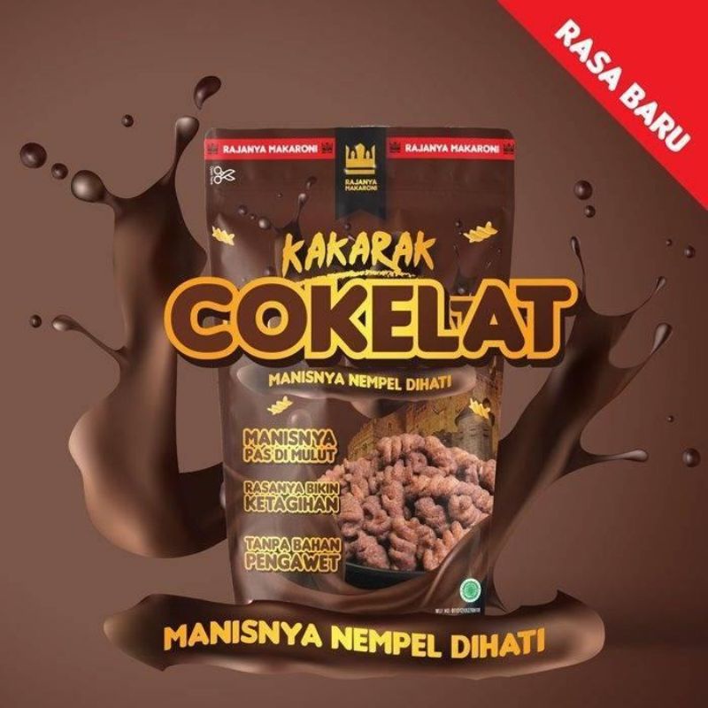 

Cemilan makaroni spiral COKLAT kakarak - snacks_RARA