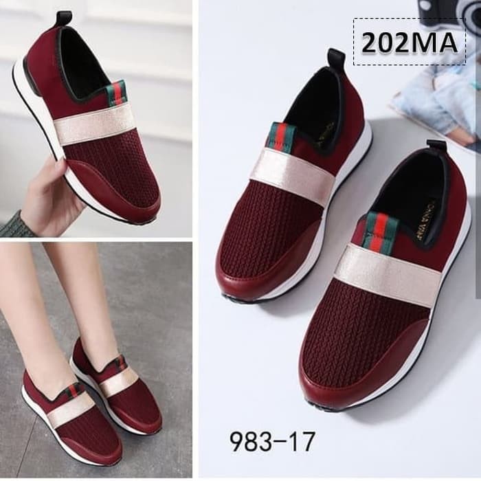 Sepatu Wanita Slip On Gutji Candy - 202 - Cokelat Muda, 38