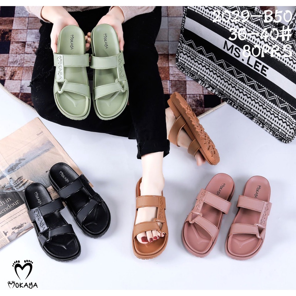 Sandal Slop Tali Let Gunung BEST SELLER Mokaya 2029-B50