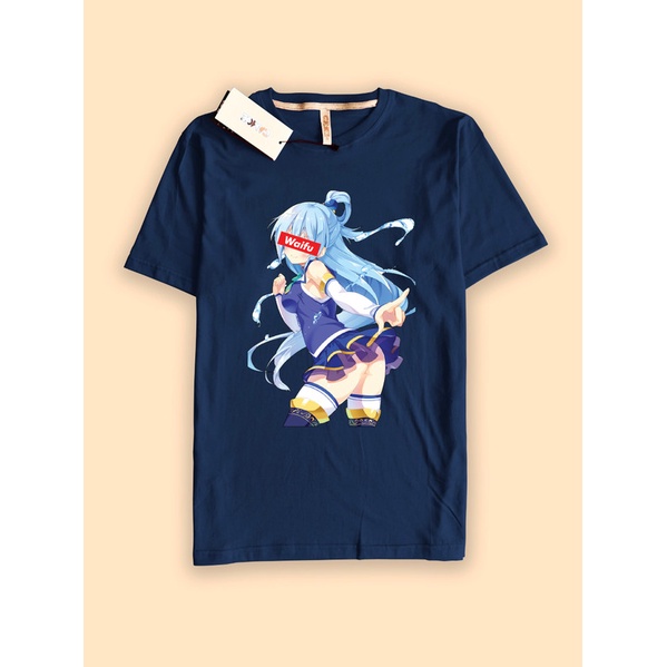 Kaos Tshirt Anime Waifu Aqua Konosuba