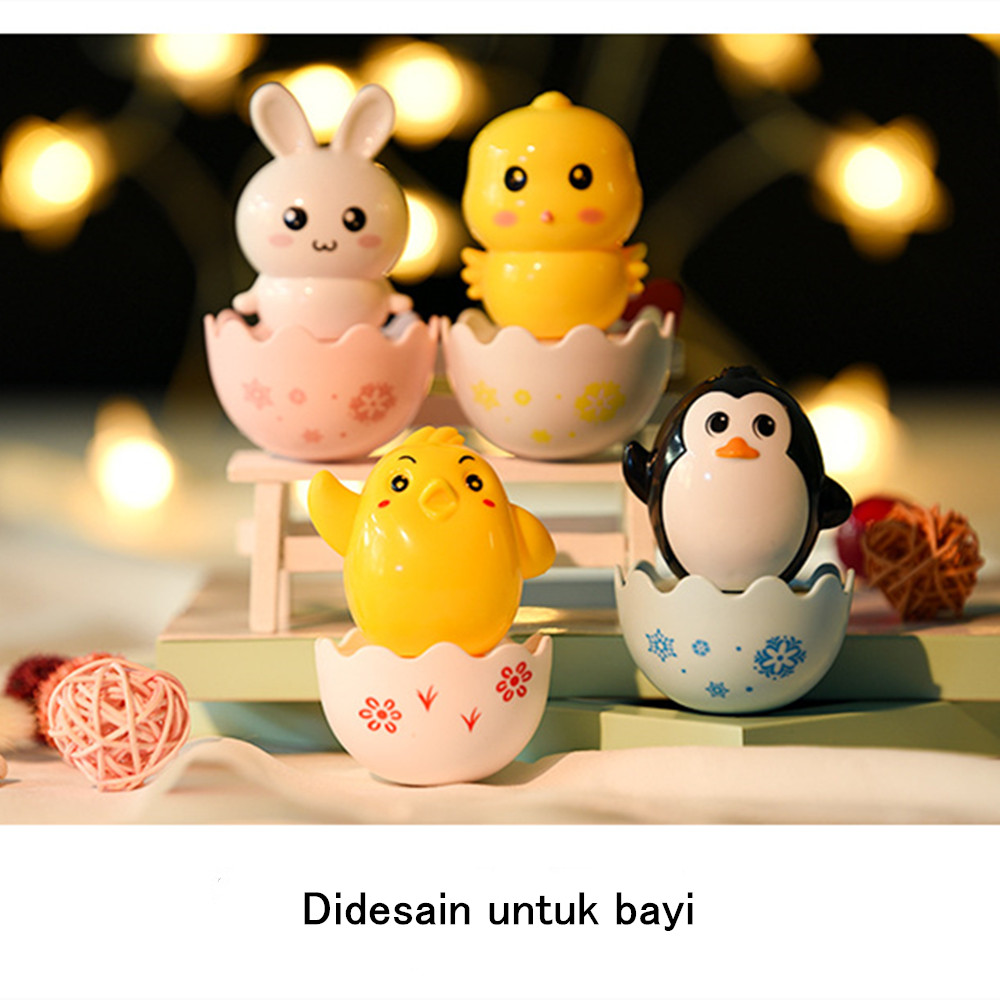 Mainan bayi kartun tumbler hewan-2