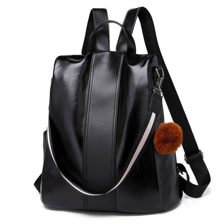 BJ28778 - BLACK/COFFEE - TAS RANSEL PUNGGUNG BACKPACK IMPORT TAS WANITA FASHION IMPORT MODIS ELEGAN TERMURAH TERLARIS TERBARU BAGSTORE JAKARTA TAS BATAM B8778 BQ2383 ELJ602