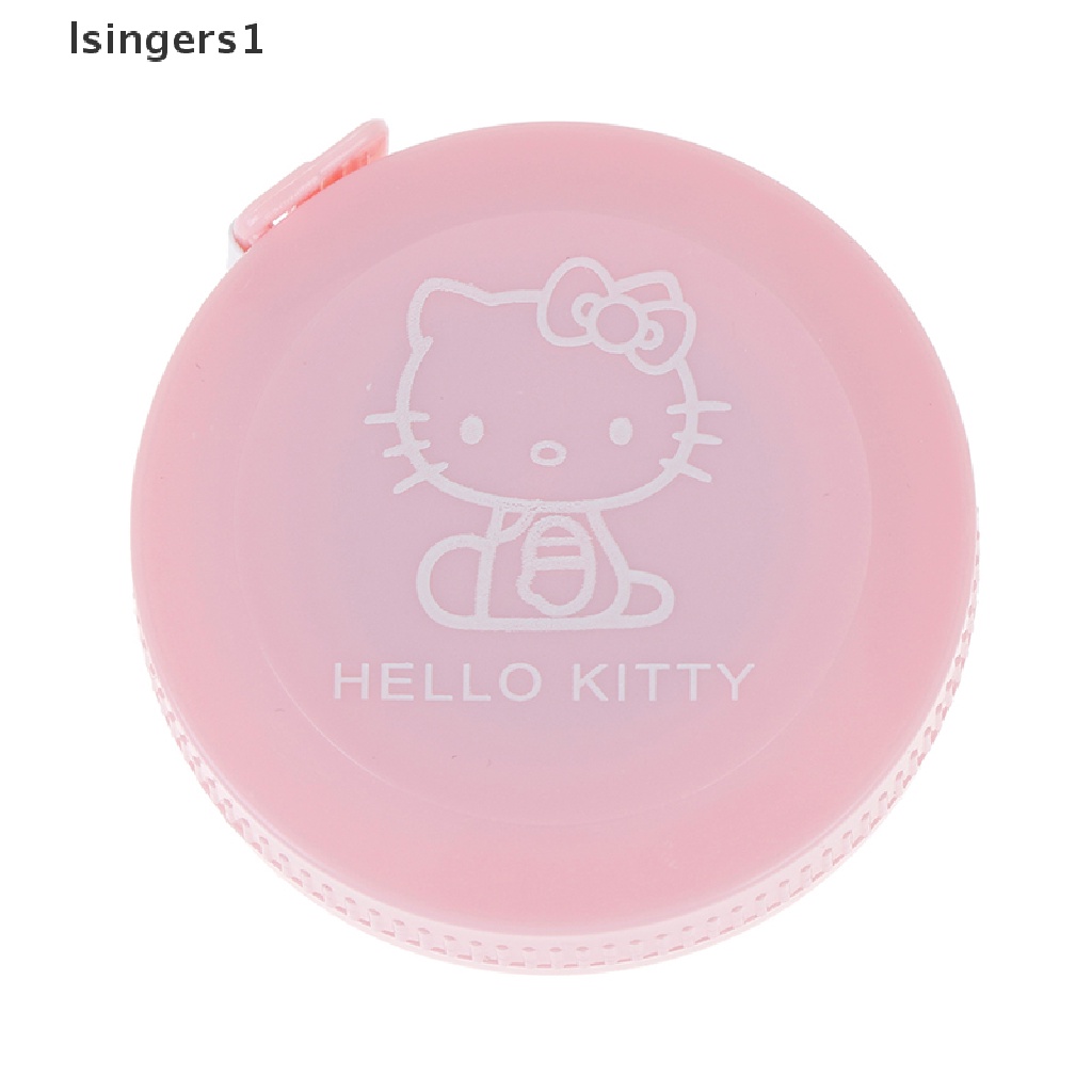 (lsingers1) Meteran Badan Retractable Motif Kartun HELLO KITTY