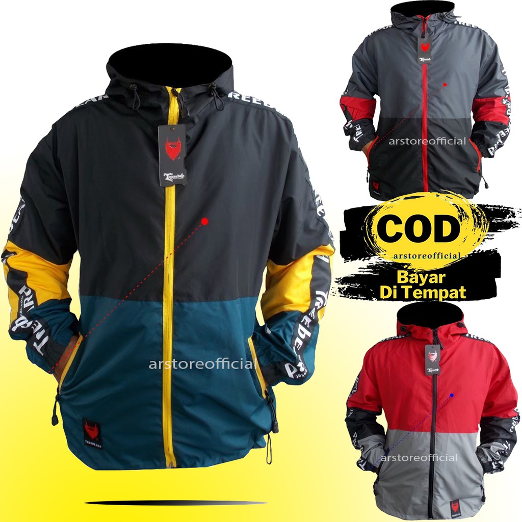 Jaket Outdoor Taslan Winbreaker