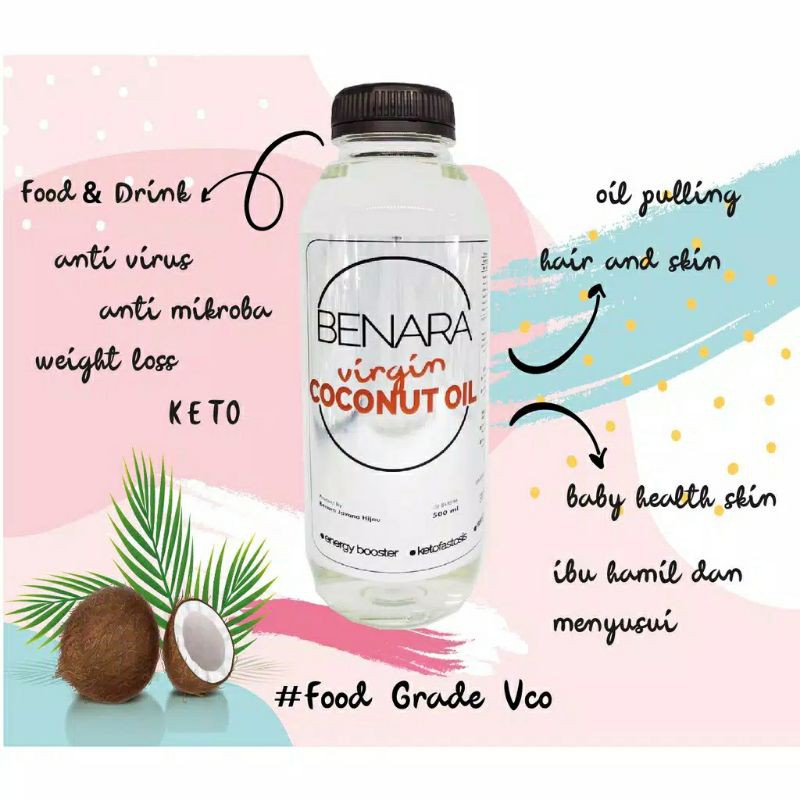 

Extra Virgin Coconut Oil VCO 250ml-Minyak Kelapa Murni 100%