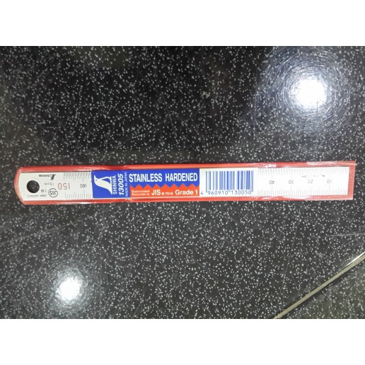 

Penggaris STAINLESS STEEL 15 CM SHINWA - mm mm