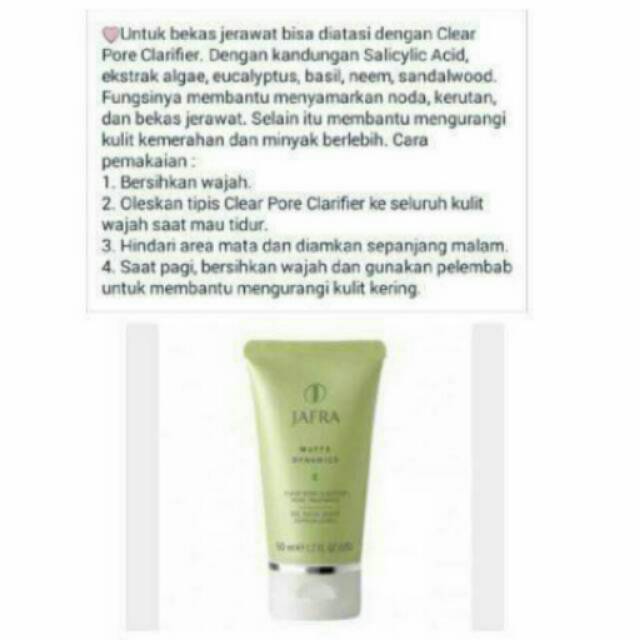 jafra clear pore acne treatment original