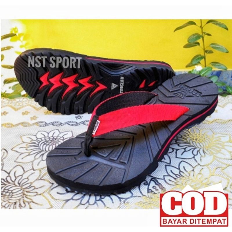 Sandal Triglav Original - Sandal Jepit Triglav - Sandal Pria Outdoor - Sandal Hiking - Sandal Gunung