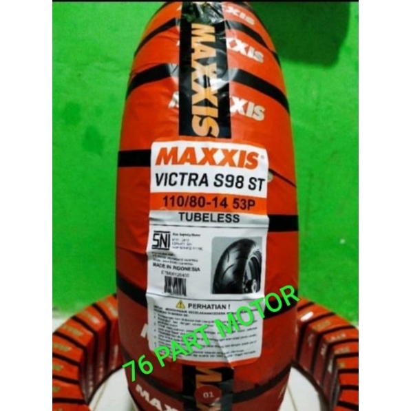 BAN TUBLES MAXXIS VICTRA 110/80 14 free pentil