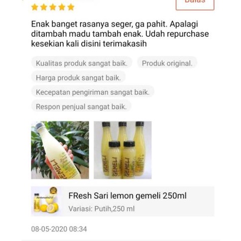 

PROMO MURAH sari lemon gemeli 500ml ♖ 858