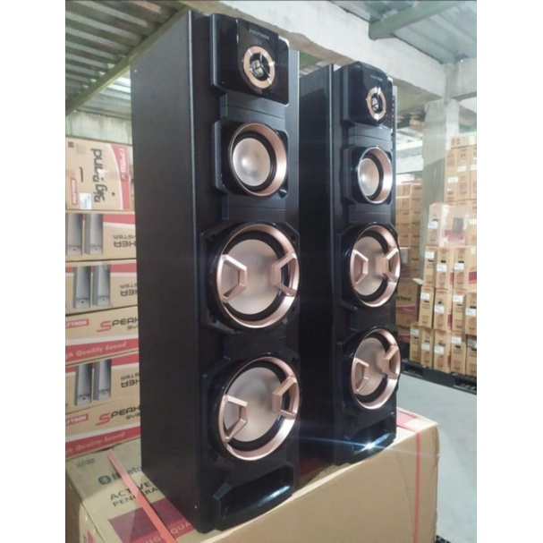 active speaker polytron pas bluetooth xbr super bass video output usb play movie 2 mic input pas 8f1
