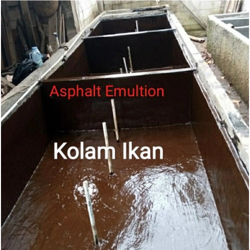 ASPAL CAIR EMULSION/ANTI BOCOR DAN REMBES/ BUKAN AQUAPROOF 5KG