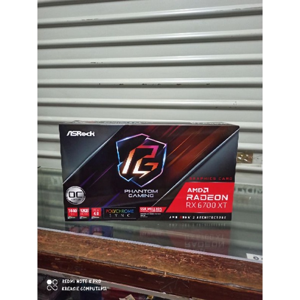 VGA AMD RADEON RX 6700 XT ASROCK PHANTOM GAMING