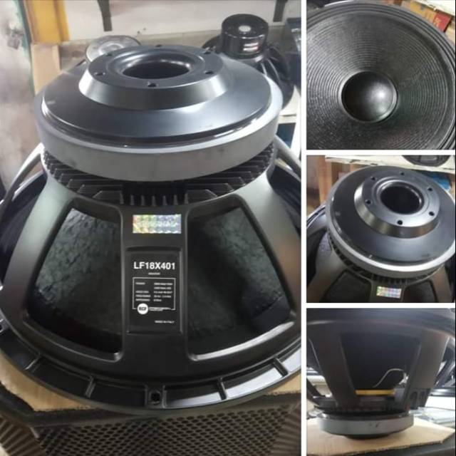 Componen speaker rcf LF18x401 18 inch grade super