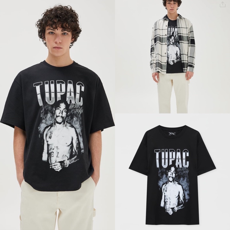 Tupac Shakur “All Eyez On Me” T-shirt pull&bear (original)