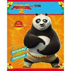 2000500070 FLAT BUKU KUNG FU PANDA 2 BUKU MEWARNAI : PETARUNG KUNGFU