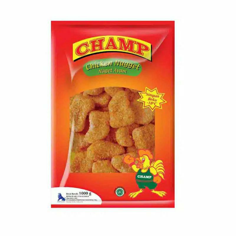 

Champ Nugget 1kg / Naget Ayam / Nuget Ayam