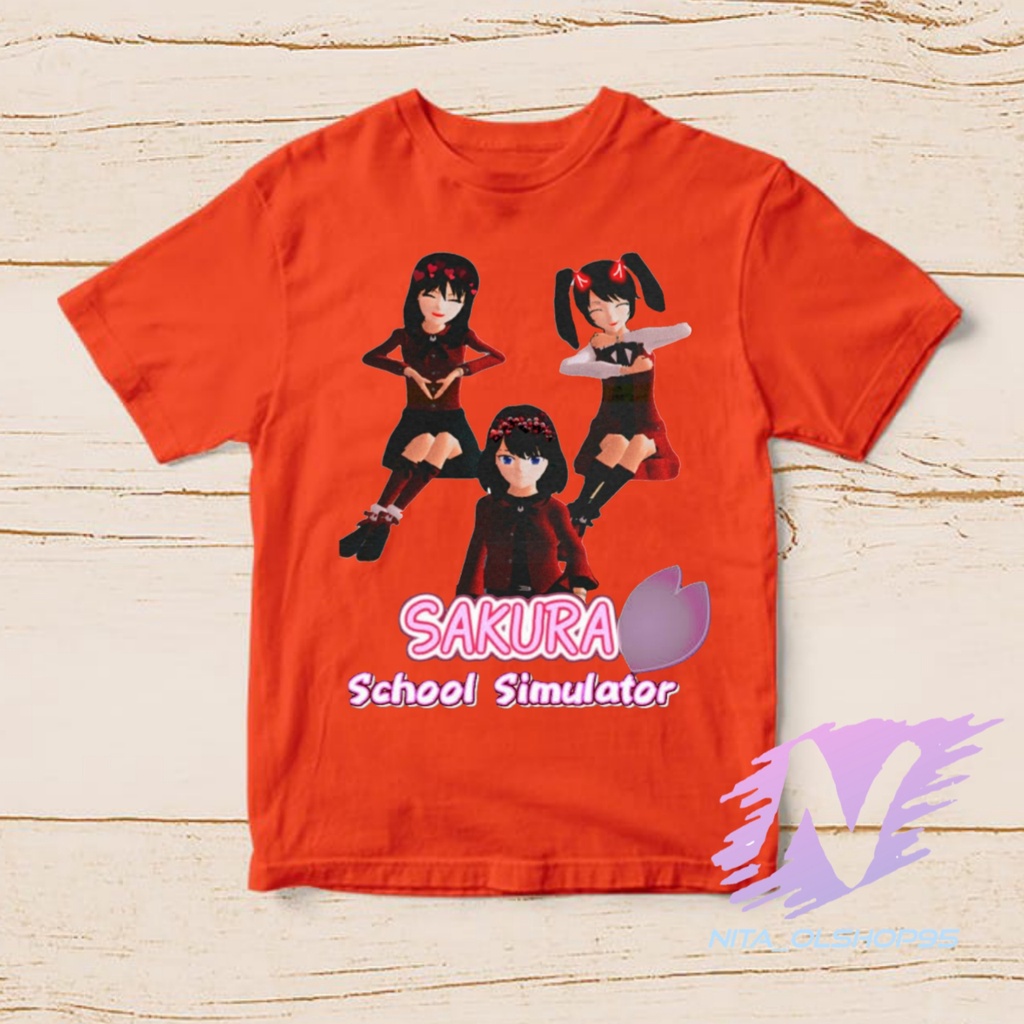 kaos sakura school simulator baju kaos anak sakura sahabat