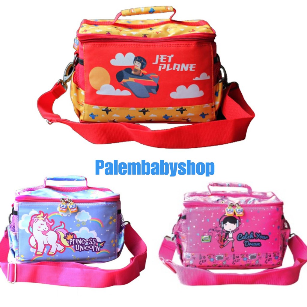 Gabag Kids Thermal Bag Free Lunch Box Cooler Bag tas anak anak