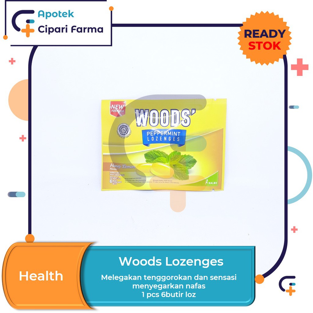 

Woods Lozenges Permen Pelega Tenggorokan 1 Sachet
